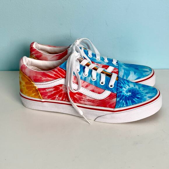 NEW Vans Old Skool Multi Tie Dye Sneakers - Women's Size 6 - Picture 3 of 7